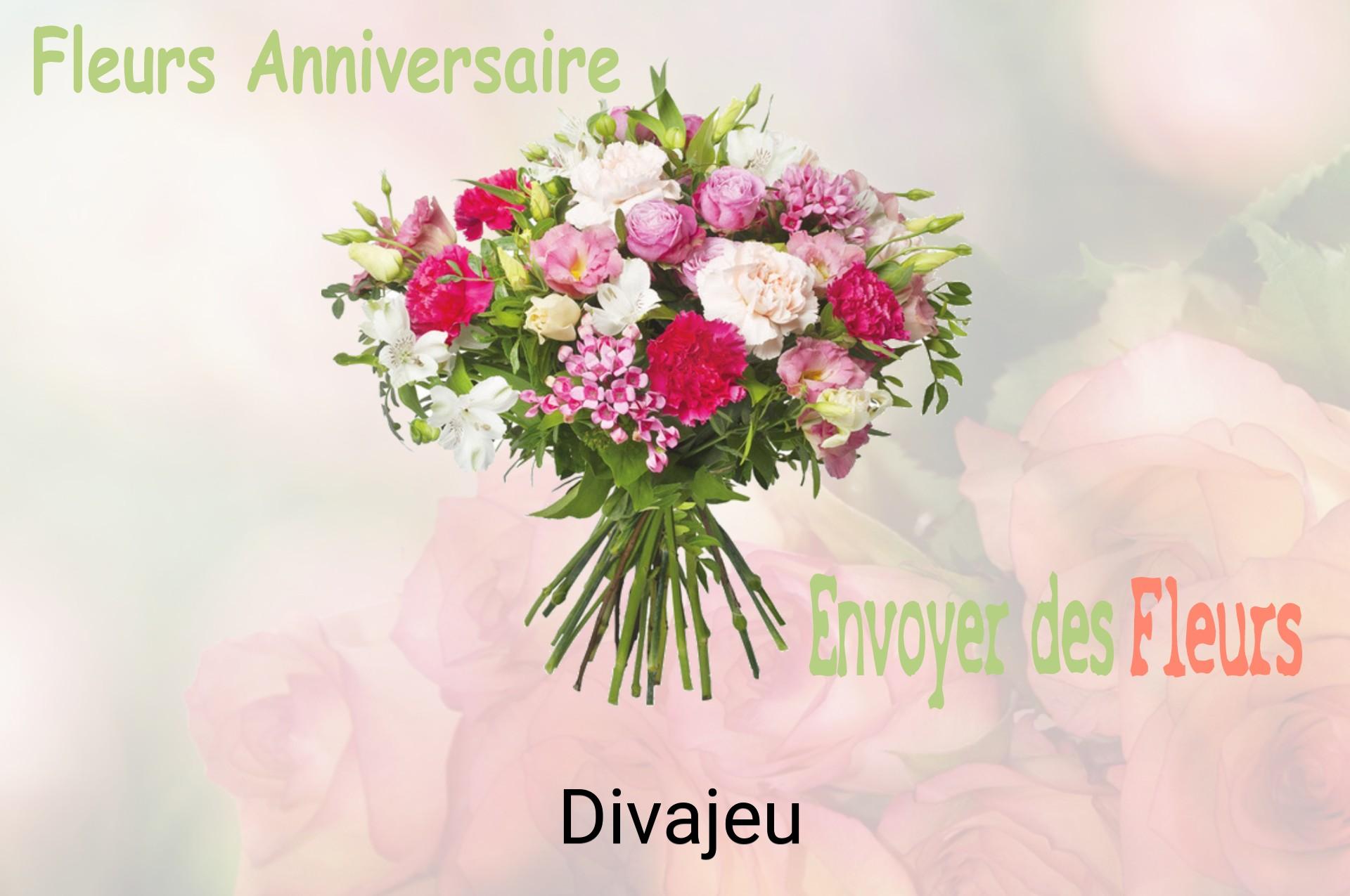Bouquet de fleurs d’anniversaire livré à Divajeu