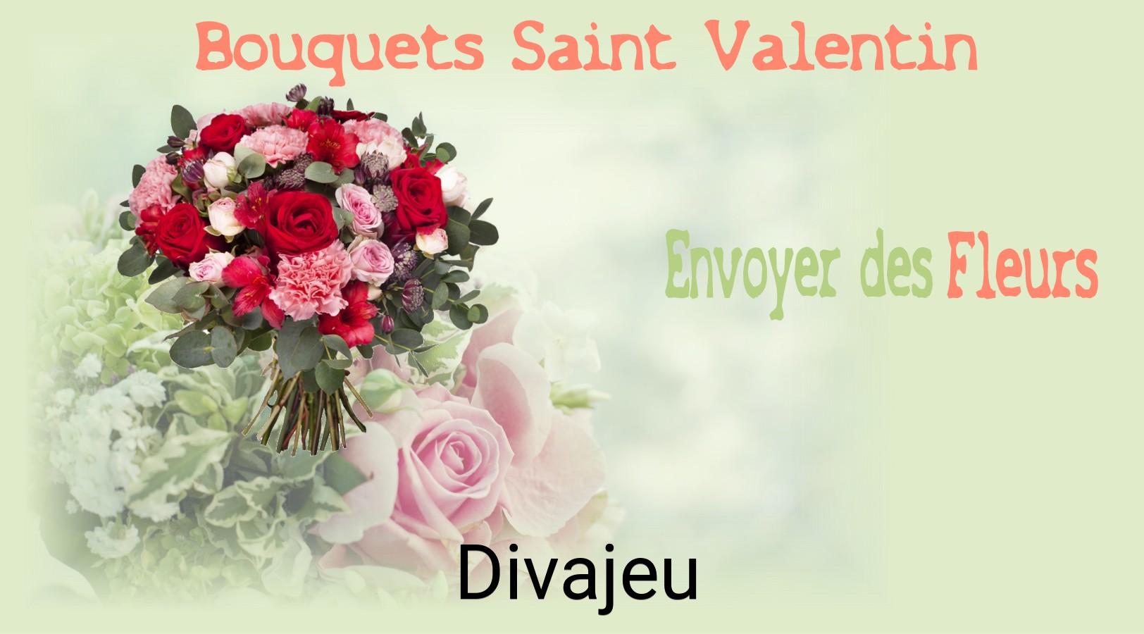 Roses de Saint-Valentin livrées à Divajeu